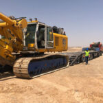 MOVING CATERPILLAR EXCAVATOR (CAT385C) RIG